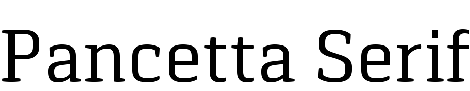 Pancetta Serif Pro Regular Yazı tipi ücretsiz indir